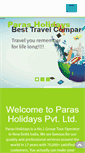 Mobile Screenshot of parasholidays.net